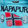 NAPAPIJRI Rozmiar L Kolor Niebieski Męski T-Shirt Krótki rękaw Materiał Bawełna 100%