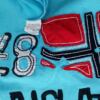 NAPAPIJRI Rozmiar L Kolor Niebieski Męski T-Shirt Krótki rękaw Materiał Bawełna 100%