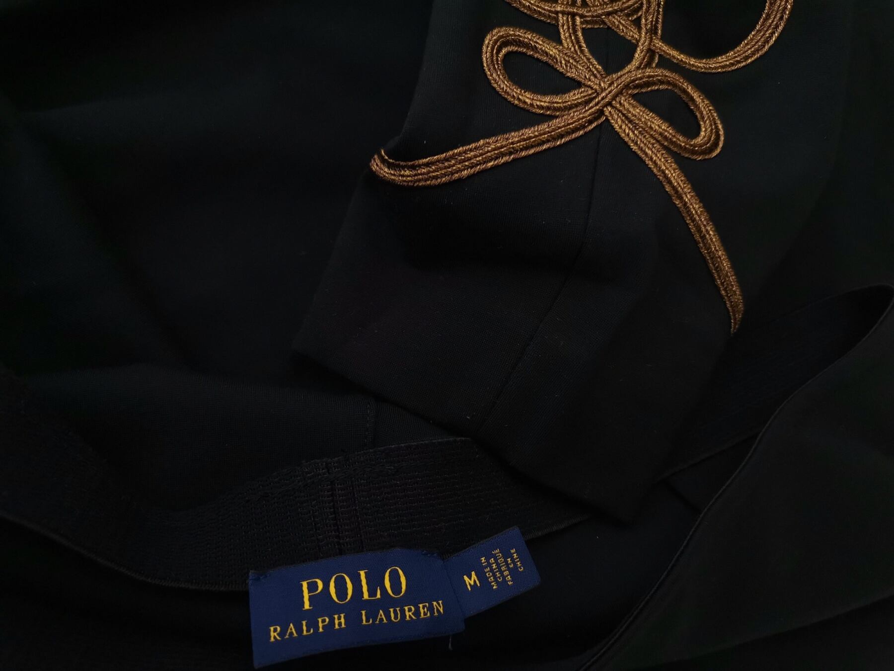 IMG_20220223_133326.jpg Polo Ralph Lauren Rozmiar M Kolor Czarny Spodnie Casual
