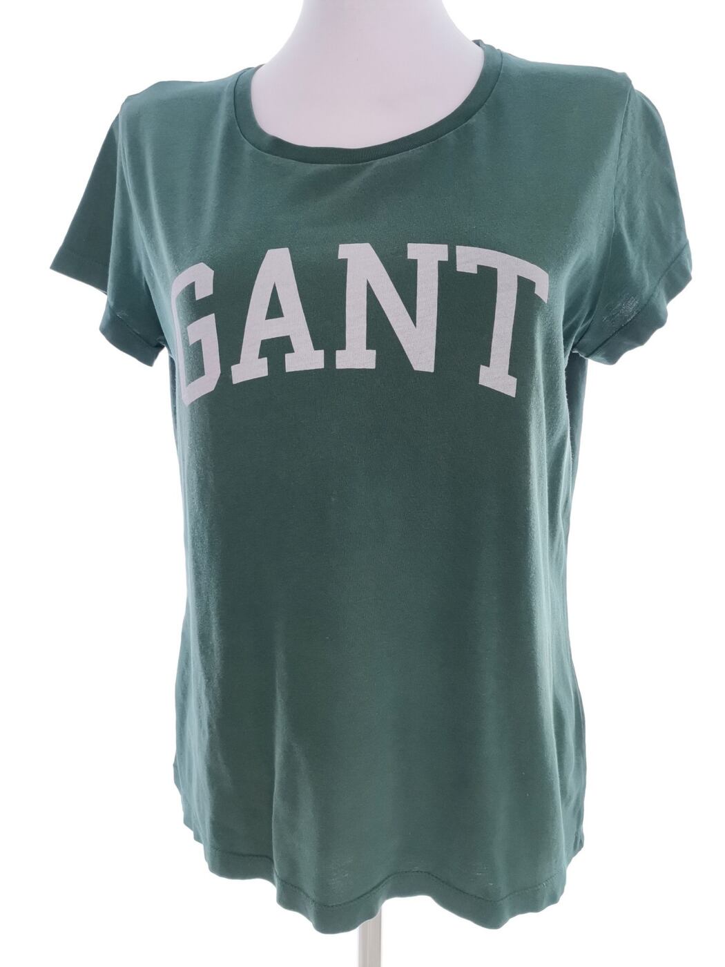 Gant Rozmiar M Kolor Zielony Crew Neck T-Shirt Krótki rękaw Materiał Bawełna 100%