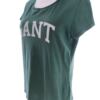 Gant Rozmiar M Kolor Zielony Crew Neck T-Shirt Krótki rękaw Materiał Bawełna 100%