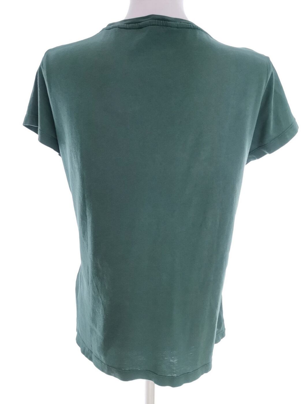 Gant Rozmiar M Kolor Zielony Crew Neck T-Shirt Krótki rękaw Materiał Bawełna 100%