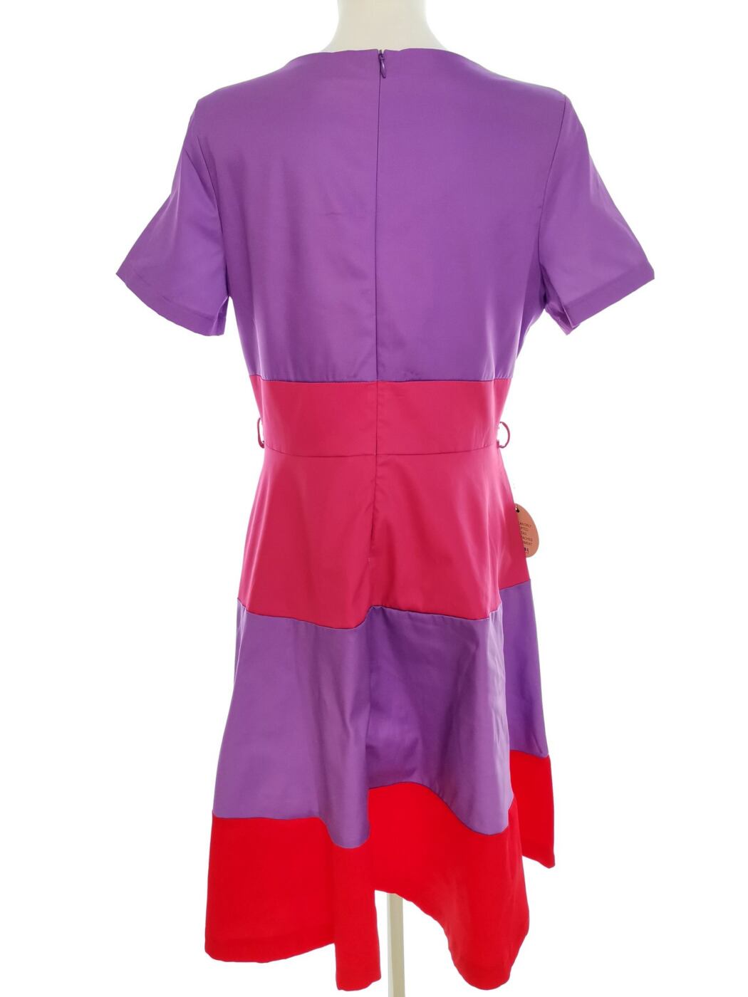 Lindy Bop Vintage Rozmiar 14 (40) Kolor Fioletowy Okrągły dekolt Sukienka A-Line Krótki rękaw Midi Lindy Bop Vintage Rozmiar 14 (40) Kolor Fioletowy Okrągły dekolt Sukienka A-Line Krótki rękaw Midi