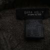Sara KELLY by Ellos Rozmiar 34/36 Kolor Szary Drapowany dekolt Sukienka Sweterkowa Długi rękaw Midi Materiał Akryl