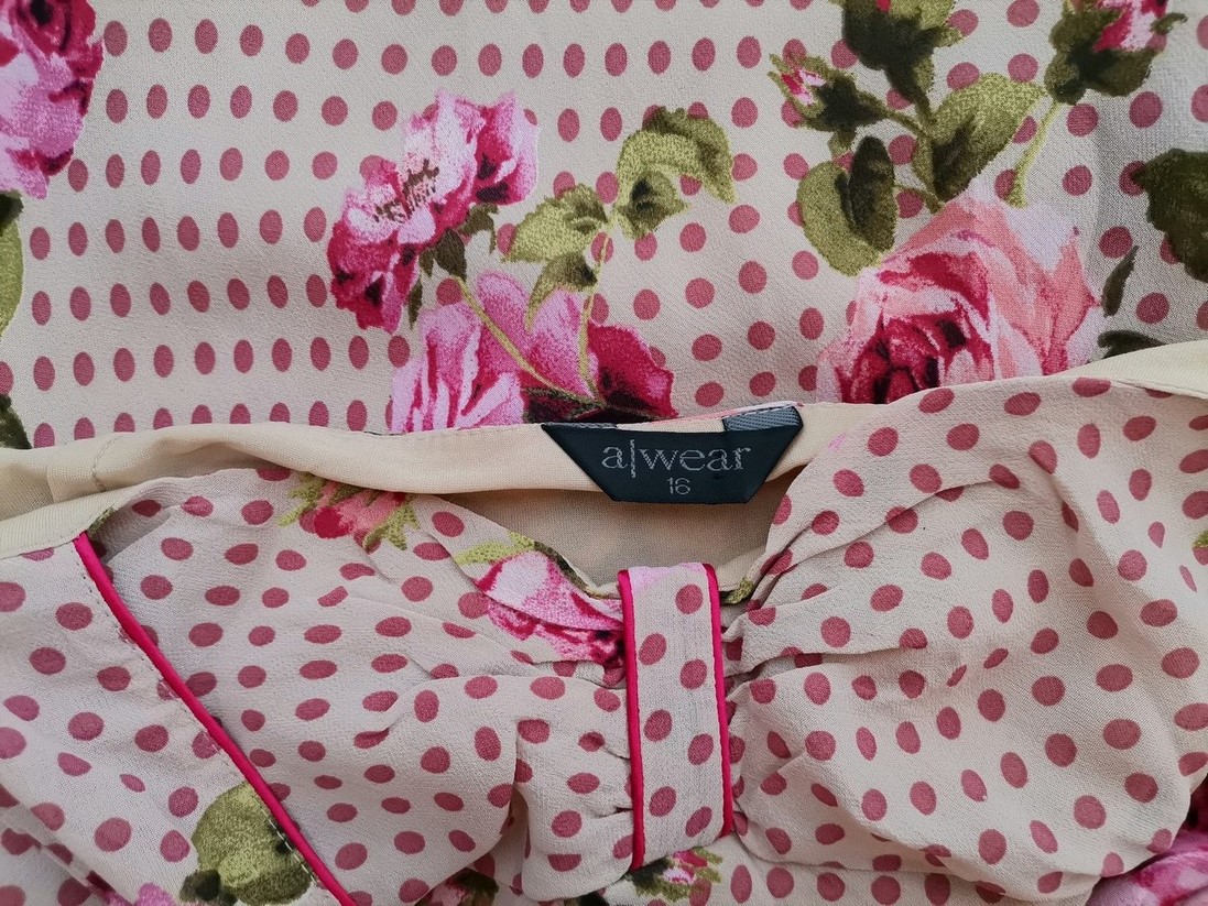 awear Rozmiar 16 (44) Kolor Beżowy Grochy Halter Sukienka Maxi Bezrękawnik Długa Materiał Wiskoza 100% awear Rozmiar 16 (44) Kolor Beżowy Grochy Halter Sukienka Maxi Bezrękawnik Długa Materiał Wiskoza 100%