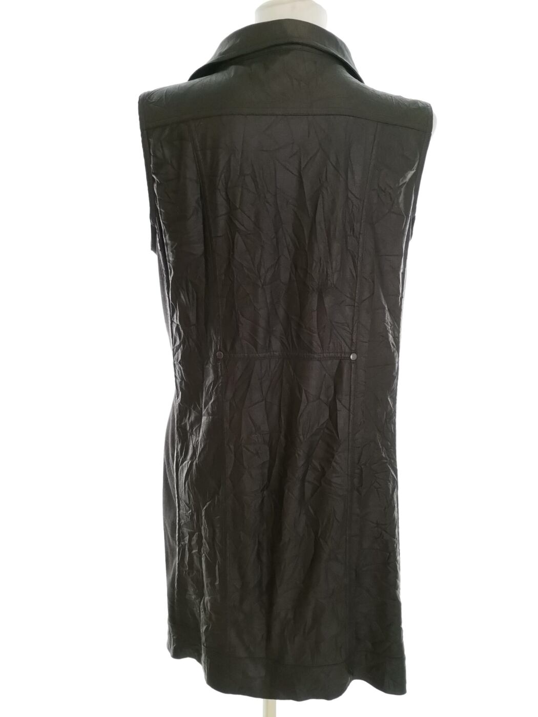 Wearhouse Rozmiar M Kolor Czarny Kołnierz Sukienka Marynarka Bezrękawnik Do Kolan Wearhouse Rozmiar M Kolor Czarny Kołnierz Sukienka Marynarka Bezrękawnik Do Kolan