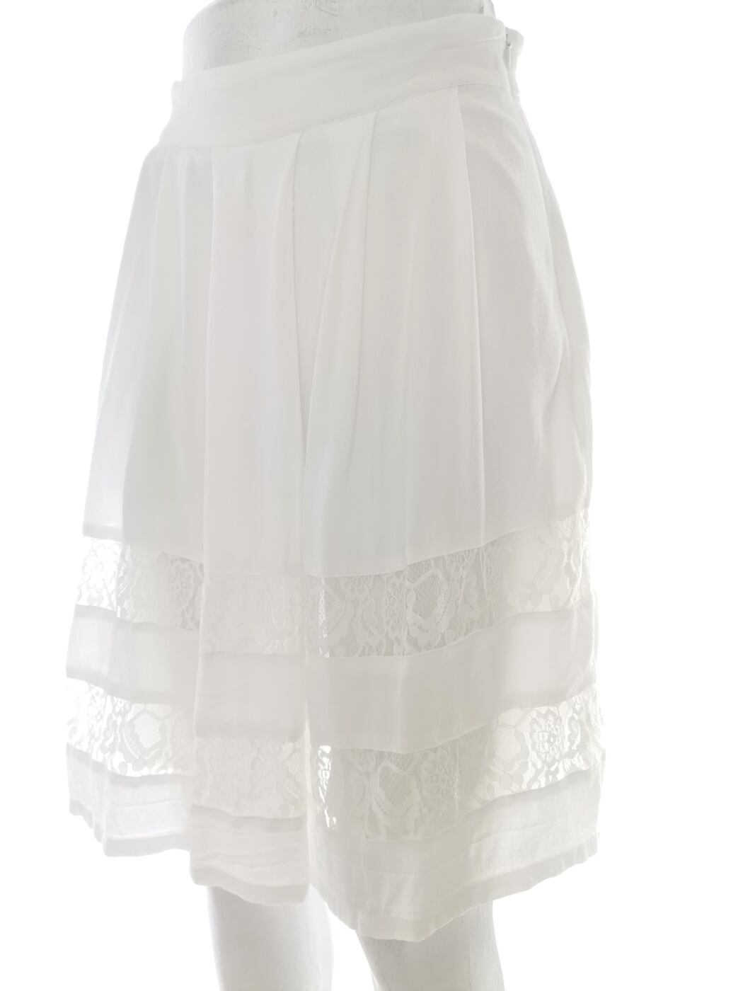 IMG_20220301_135926.jpg Forever 21 Rozmiar S Kolor Kremowy A-Line Spódnica Do Kolan Materiał Rayon 100%