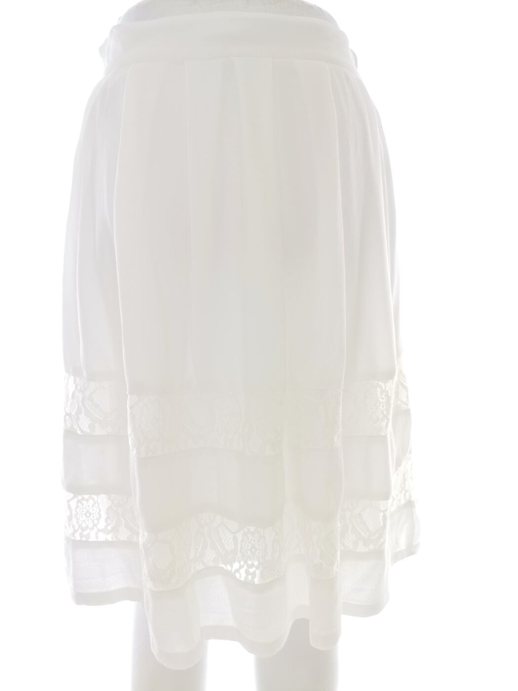 IMG_20220301_135952.jpg Forever 21 Rozmiar S Kolor Kremowy A-Line Spódnica Do Kolan Materiał Rayon 100%