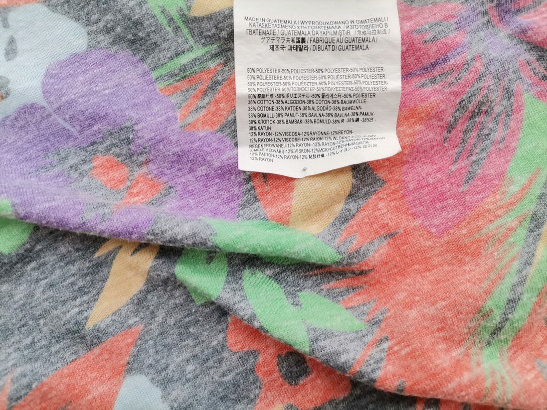 VANS Rozmiar M Kolor Kolorowa Okrągły dekolt Tunika Bluzka Bezrękawnik