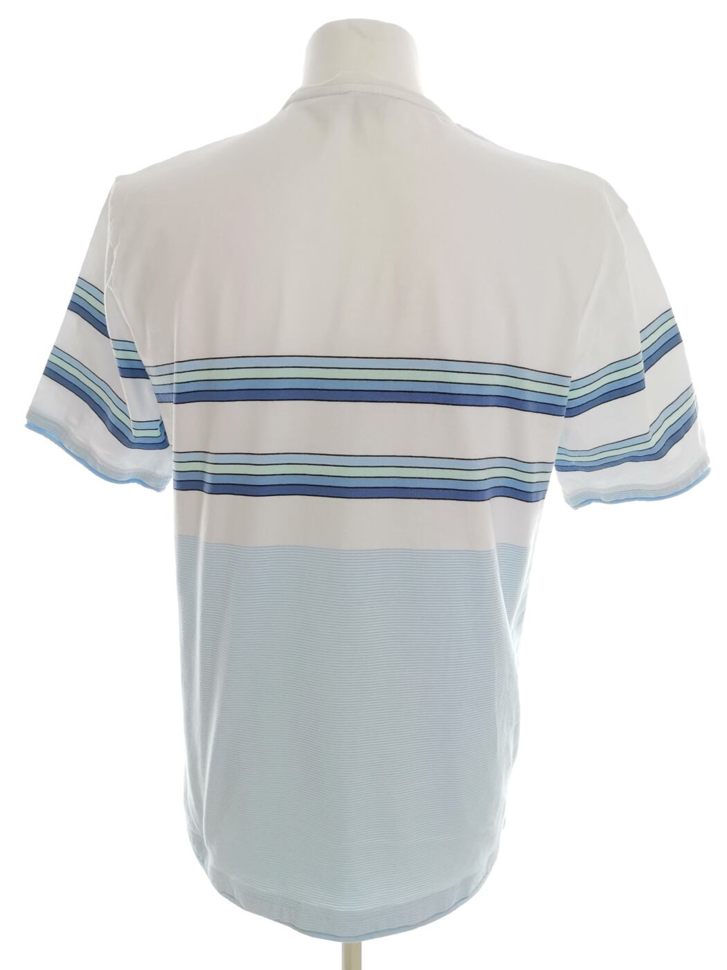 IMG_20220304_143100.jpg Yves Saint Laurent Rozmiar L Kolor Biały Pasy Męski T-Shirt Krótki rękaw Materiał Bawełna 100%