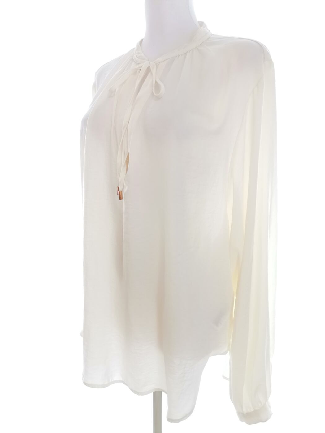 IMG_20220307_123804.jpg H&m Rozmiar 44 Kolor Kremowy Keyhole Crew Neck Bluzka Długi rękaw