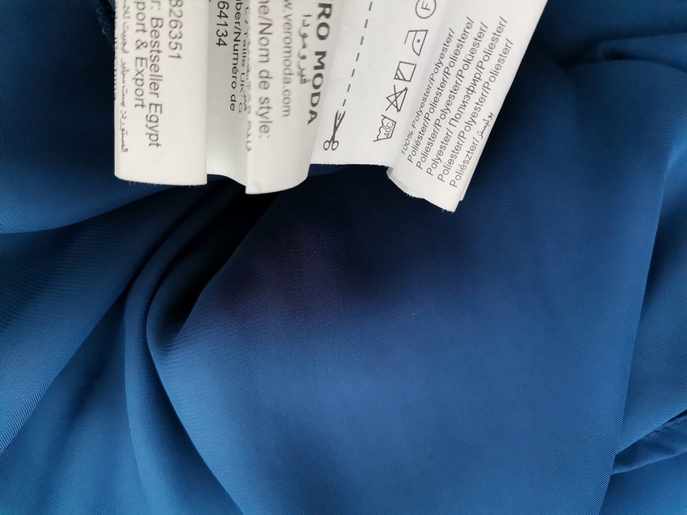 Vero moda Rozmiar L Kolor Niebieski Okrągły dekolt Tunika Bluzka Bezrękawnik Vero moda Rozmiar L Kolor Niebieski Okrągły dekolt Tunika Bluzka Bezrękawnik