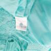 Flash Woman Rozmiar XL Kolor Niebieski Keyhole Crew Neck Bluzka Krótki rękaw Materiał Bawełna 100%