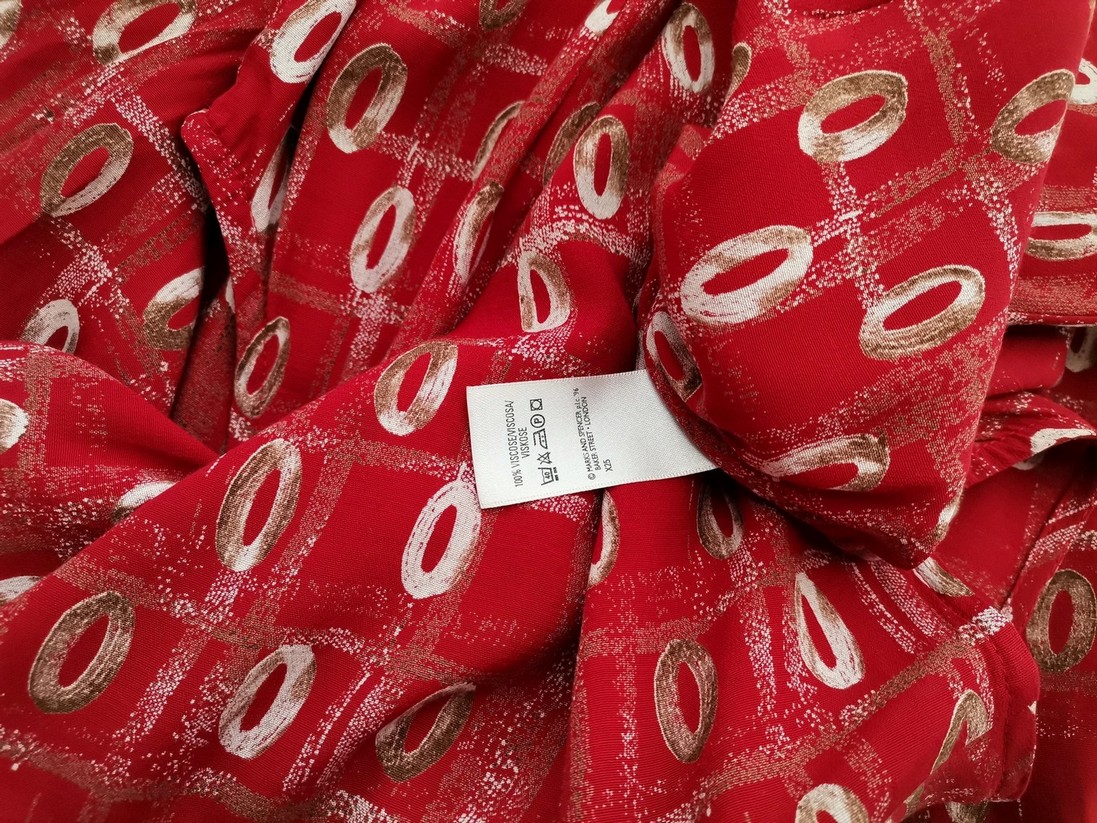 Rozmiar 12 (40) Kolor Czerwony Kołnierz Sukienka Maxi Bezrękawnik Długa Materiał Wiskoza 100% Rozmiar 12 (40) Kolor Czerwony Kołnierz Sukienka Maxi Bezrękawnik Długa Materiał Wiskoza 100%