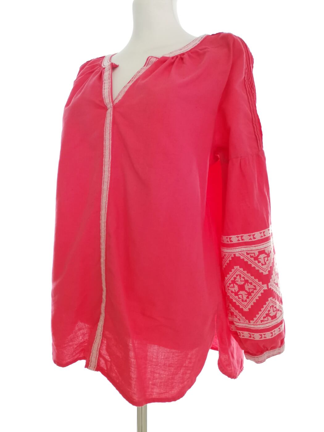 IMG_20220316_102533.jpg Joules Rozmiar 14 (42) Kolor Różowy Split Crew Neck Bluzka Długi rękaw Materiał Bawełna 100%