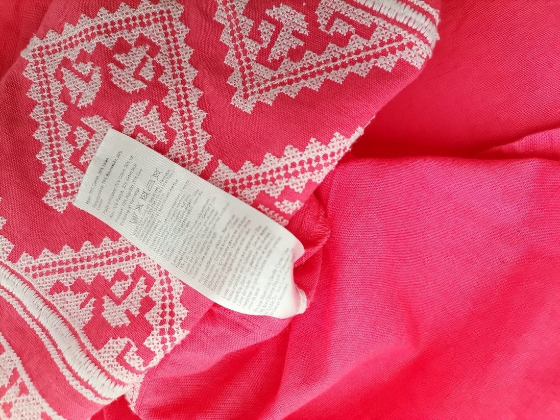 IMG_20220316_102627.jpg Joules Rozmiar 14 (42) Kolor Różowy Split Crew Neck Bluzka Długi rękaw Materiał Bawełna 100%