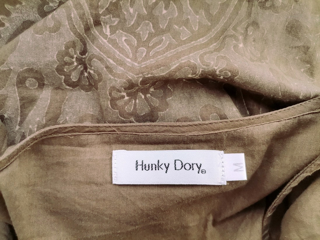IMG_20220317_132447.jpg Hunkydory Rozmiar M Kolor Khaki W serek Bluzka Kopertowa Krótki rękaw Materiał Bawełna 100%