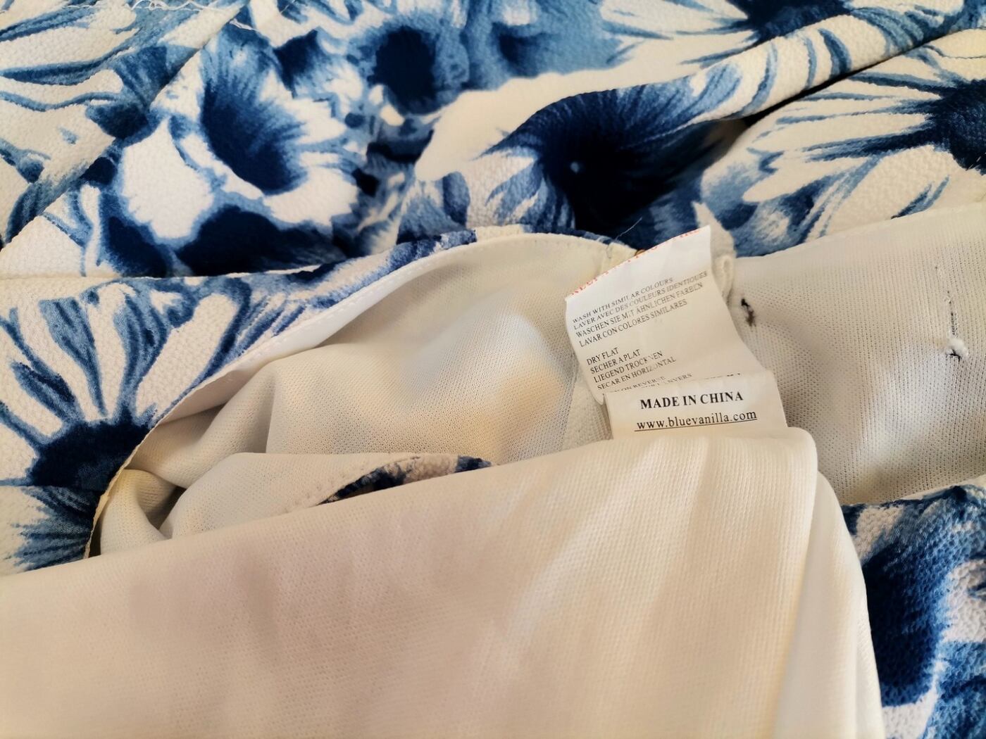 Blue Vanilla Rozmiar XL Kolor Niebieski Crew Neck Sukienka Ołówkowa Krótki rękaw Do Kolan Blue Vanilla Rozmiar XL Kolor Niebieski Crew Neck Sukienka Ołówkowa Krótki rękaw Do Kolan