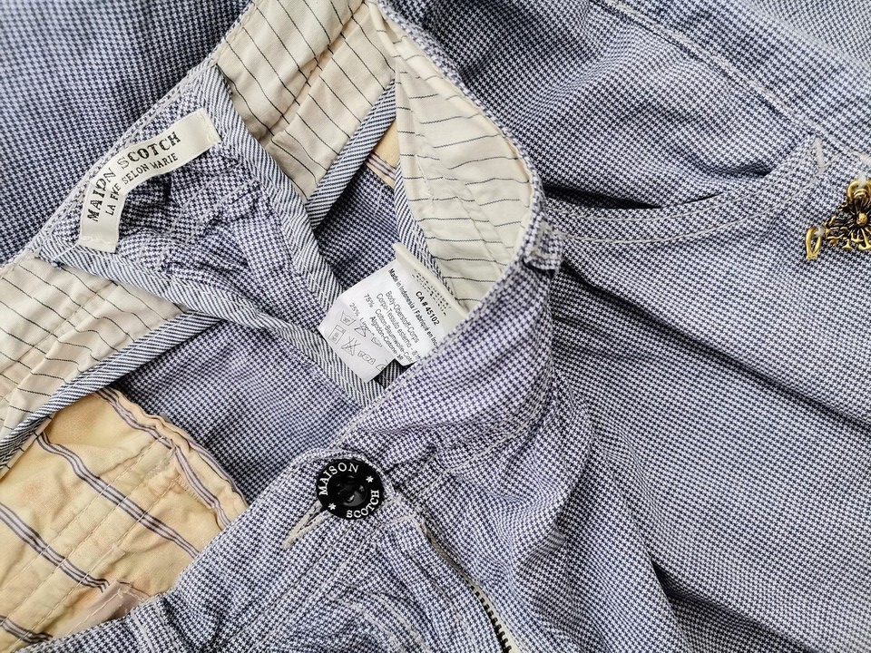 IMG_20220318_142505.jpg Maison scotch Rozmiar 2 (38) Kolor Niebieski Spodnie Casual Materiał Bawełna