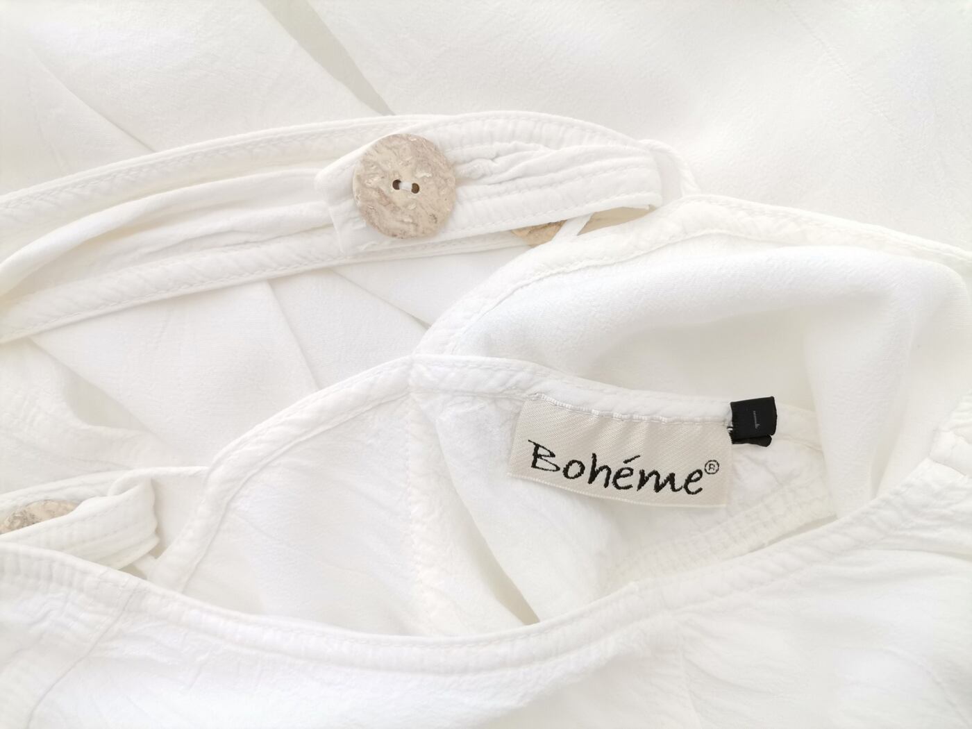 BOHEME Rozmiar 1 (36) Kolor Biały Okrągły dekolt Sukienka Maxi Bezrękawnik Długa Materiał Wiskoza 100% BOHEME Rozmiar 1 (36) Kolor Biały Okrągły dekolt Sukienka Maxi Bezrękawnik Długa Materiał Wiskoza 100%