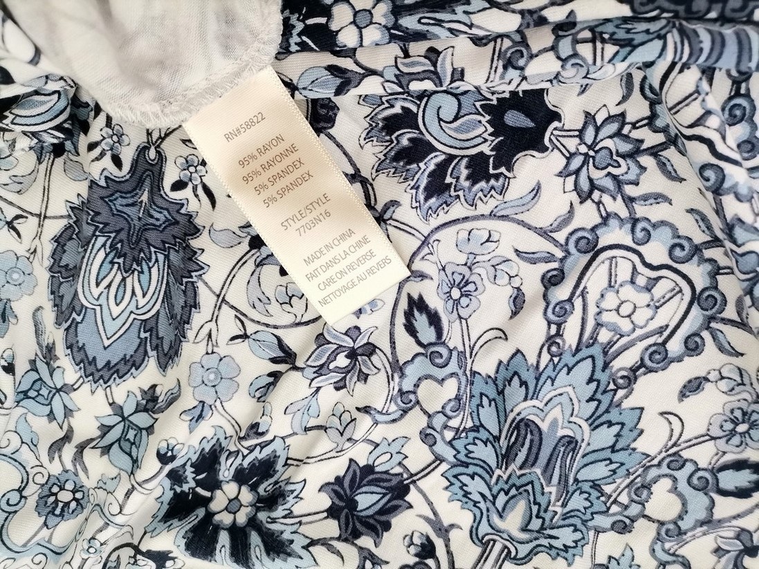 IMG_20220322_130436.jpg Max Studio Rozmiar XS Kolor Granatowy Spodnie Casual Materiał Rayon