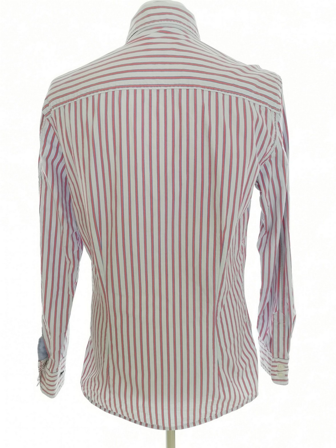 IMG_20220323_102955.jpg Pepe jeans Rozmiar L Kolor Niebieski Pasy Kołnierz Męska Koszula Casual Długi rękaw Materiał Bawełna 100%