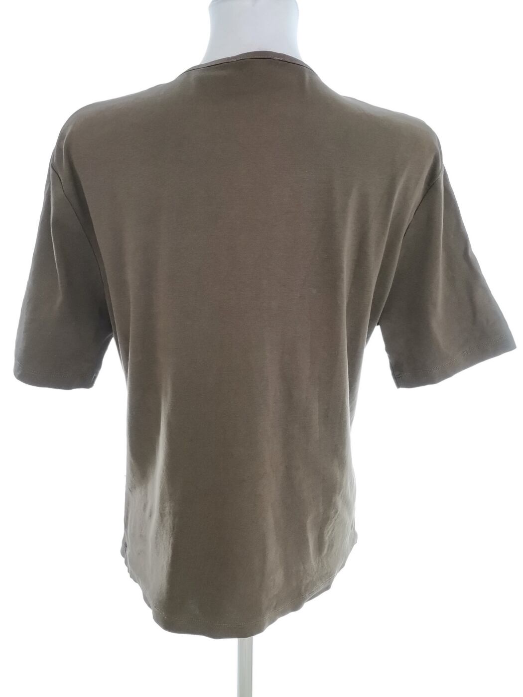 IMG_20220330_095148.jpg CC Rozmiar XL Kolor Khaki W serek Bluzka Krótki rękaw Materiał Bawełna 100%