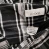 Pinko Rozmiar 38 Kolor Czarny Krata Na Jedno Ramię Bluzka Bezrękawnik Materiał Bawełna