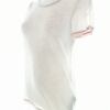 All SAINTS Rozmiar XS Kolor Kremowy Crew Neck Bluzka Krótki rękaw Materiał Bawełna