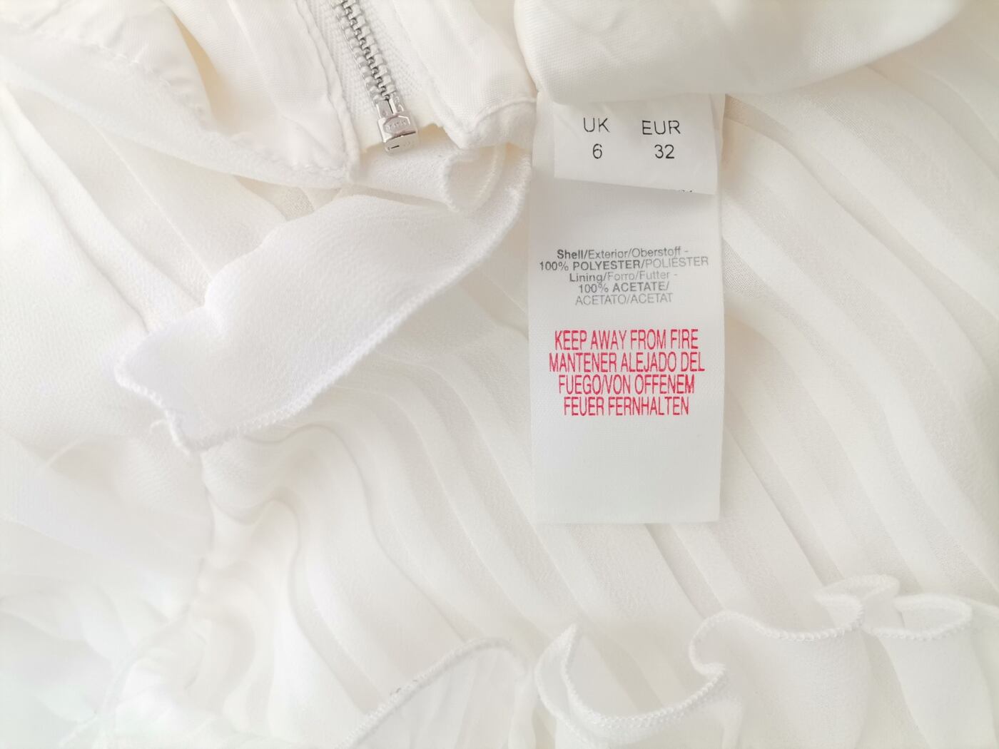 River island Rozmiar 6 (32) Kolor Biały Na Jedno Ramię Suknia Balowa Sukienka Wieczorowa Bezrękawnik Do Kolan River island Rozmiar 6 (32) Kolor Biały Na Jedno Ramię Suknia Balowa Sukienka Wieczorowa Bezrękawnik Do Kolan