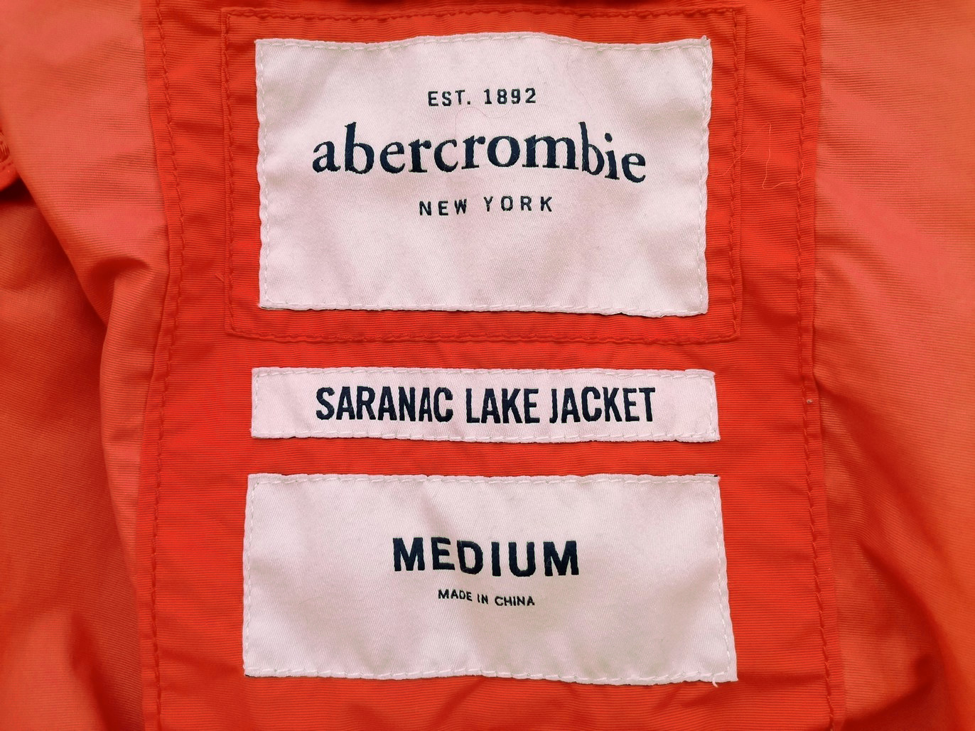 IMG_20220405_131133.jpg ABERCROMBIE Rozmiar M Kolor Pomarańczowy Kurtka Długi rękaw