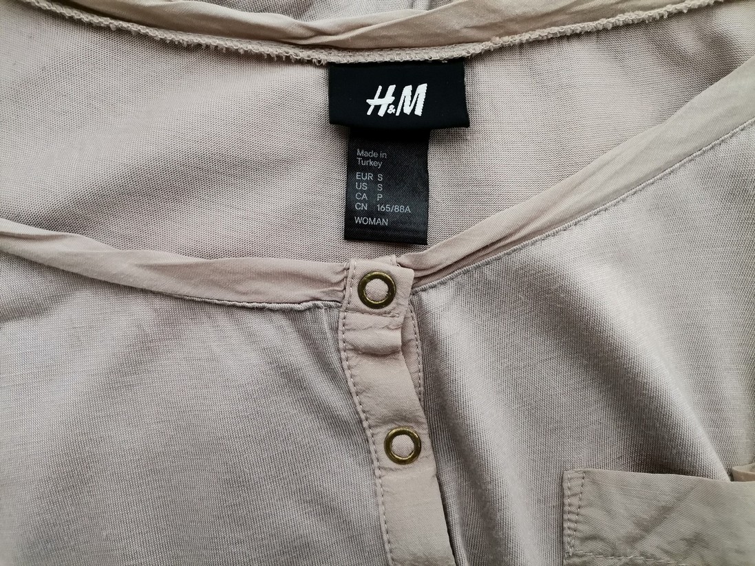 H&m Rozmiar S Kolor Szary Okrągły dekolt Sukienka Mini Rękaw 3/4 Krótka Materiał Wiskoza 100% H&m Rozmiar S Kolor Szary Okrągły dekolt Sukienka Mini Rękaw 3/4 Krótka Materiał Wiskoza 100%