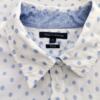 Tommy hilfiger Rozmiar 8 (36) Kolor Biały Grochy Kołnierz Bluzka Zapinana Bezrękawnik Materiał Bawełna 100%