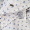 Tommy hilfiger Rozmiar 8 (36) Kolor Biały Grochy Kołnierz Bluzka Zapinana Bezrękawnik Materiał Bawełna 100%
