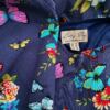 Lindy Bop Vintage Rozmiar 12 (38) Kolor Fioletowy W łódkę Sukienka Sheath Rękaw 3/4 Do Kolan Materiał Bawełna
