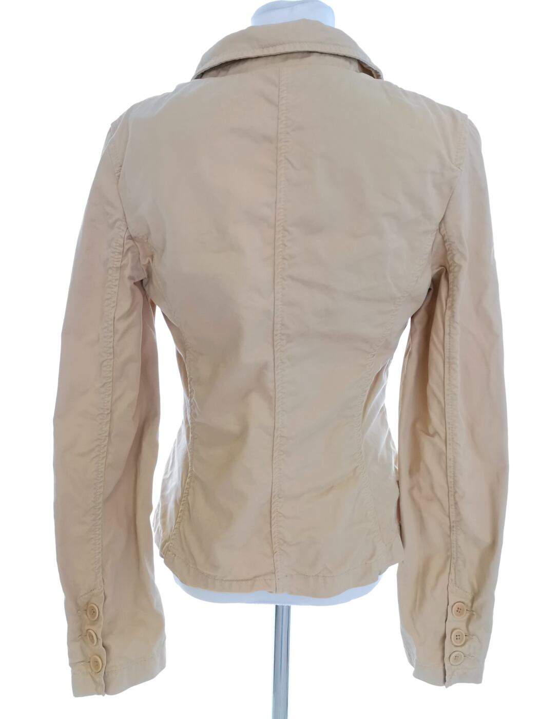 IMG_20220411_120039.jpg Tommy hilfiger Rozmiar 6 (34) Kolor Kremowy Kołnierz Żakiet z zapięciem Długi rękaw Materiał Bawełna 100%