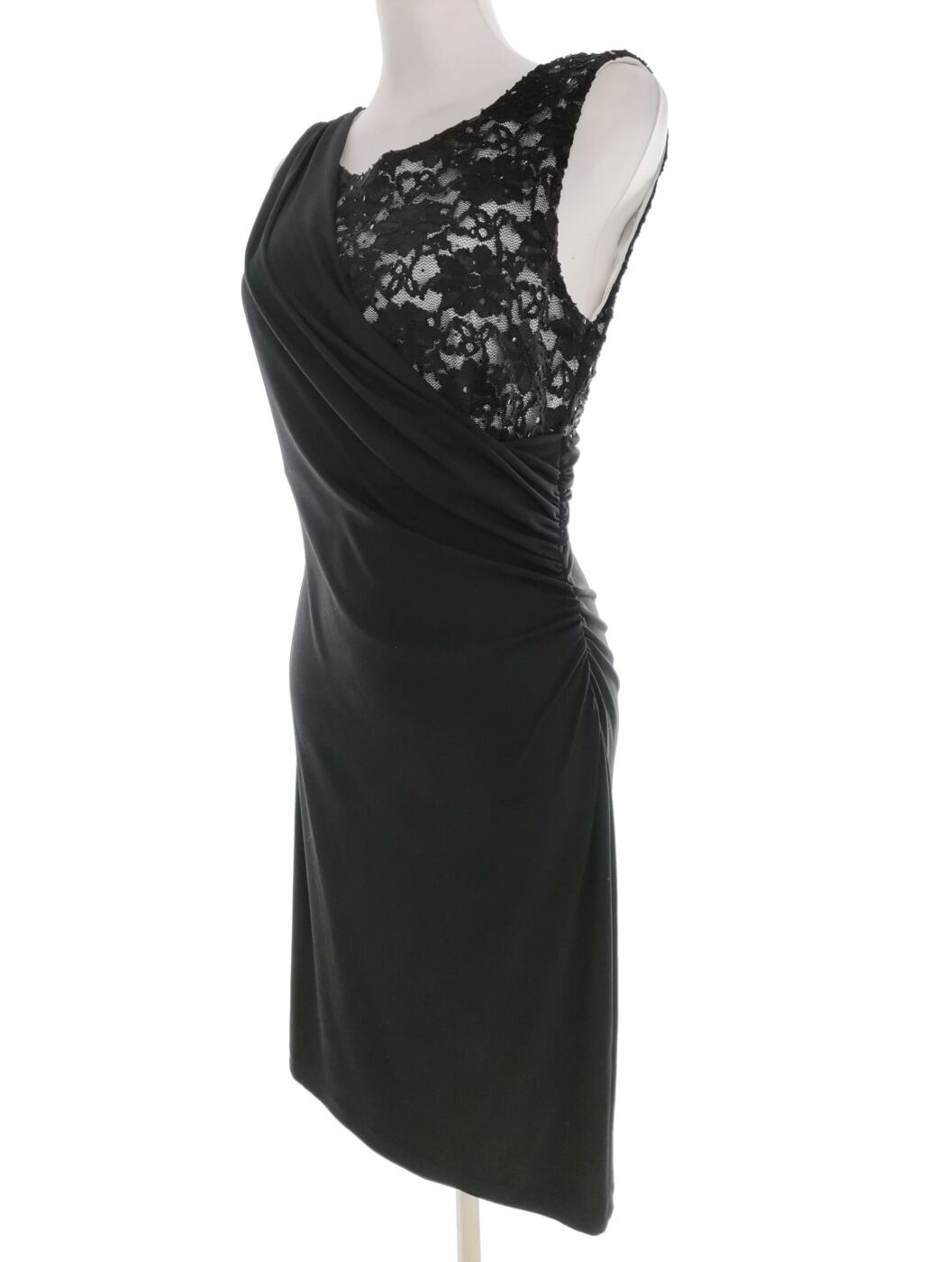 Connected Apparel Rozmiar 8 (36) Kolor Czarny Okrągły dekolt Suknia Balowa Sukienka Wieczorowa Bezrękawnik Do Kolan Connected Apparel Rozmiar 8 (36) Kolor Czarny Okrągły dekolt Suknia Balowa Sukienka Wieczorowa Bezrękawnik Do Kolan