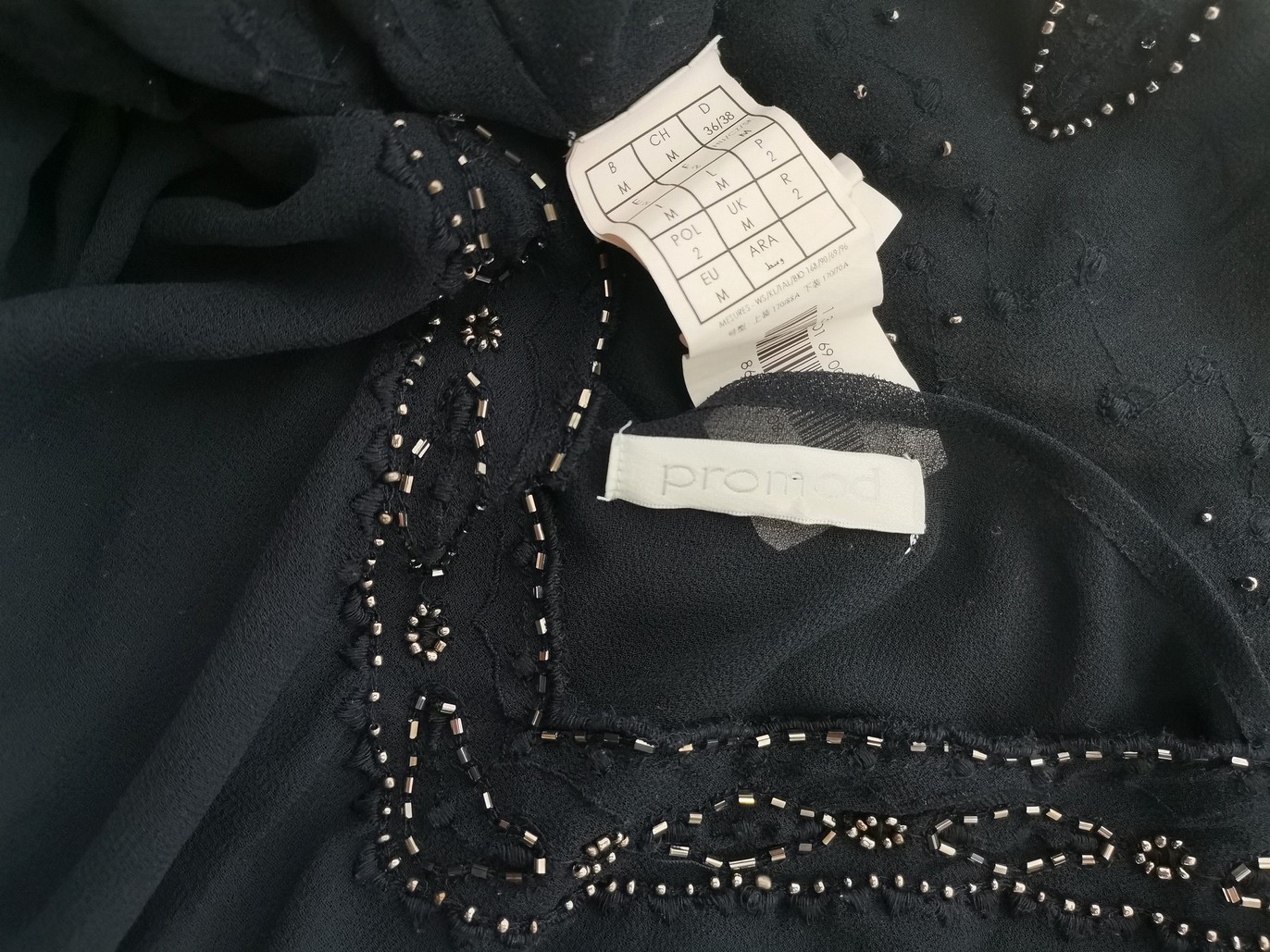 Promod Rozmiar 36/38 Kolor Granatowy W serek Tunika Bluzka Krótki rękaw Promod Rozmiar 36/38 Kolor Granatowy W serek Tunika Bluzka Krótki rękaw
