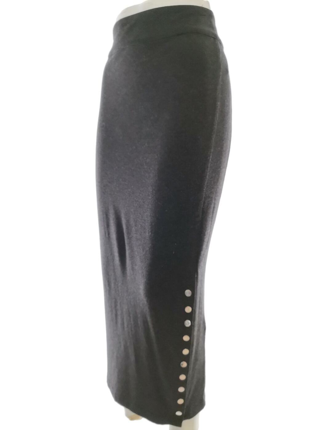 IMG_20220412_140752.jpg Karen MILLEN Rozmiar 12 (40) Kolor Szary Spódnica Maxi Długa Materiał Rayon