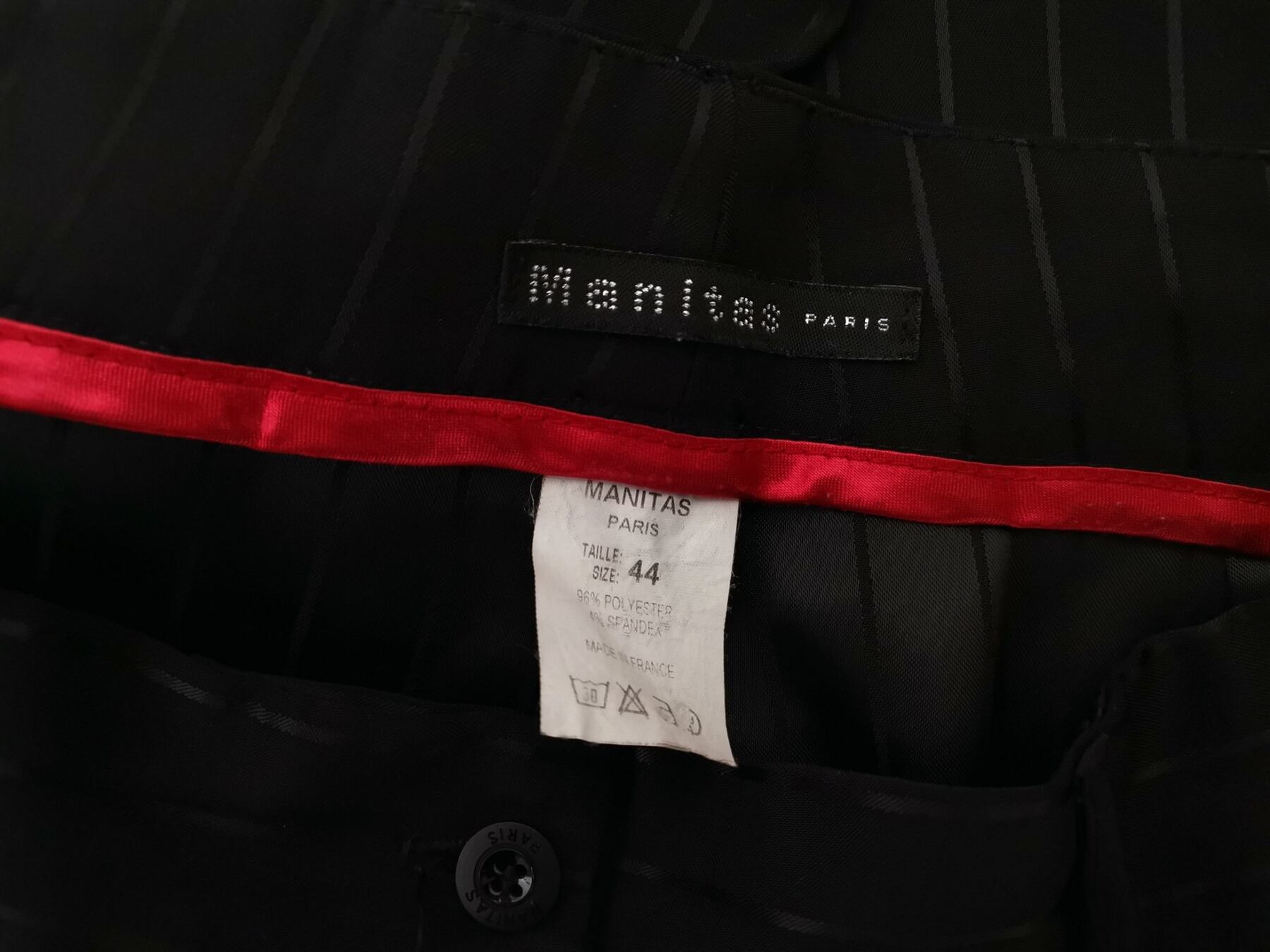 Manitas Paris Rozmiar 44 Kolor Czarny Spodnie Eleganckie