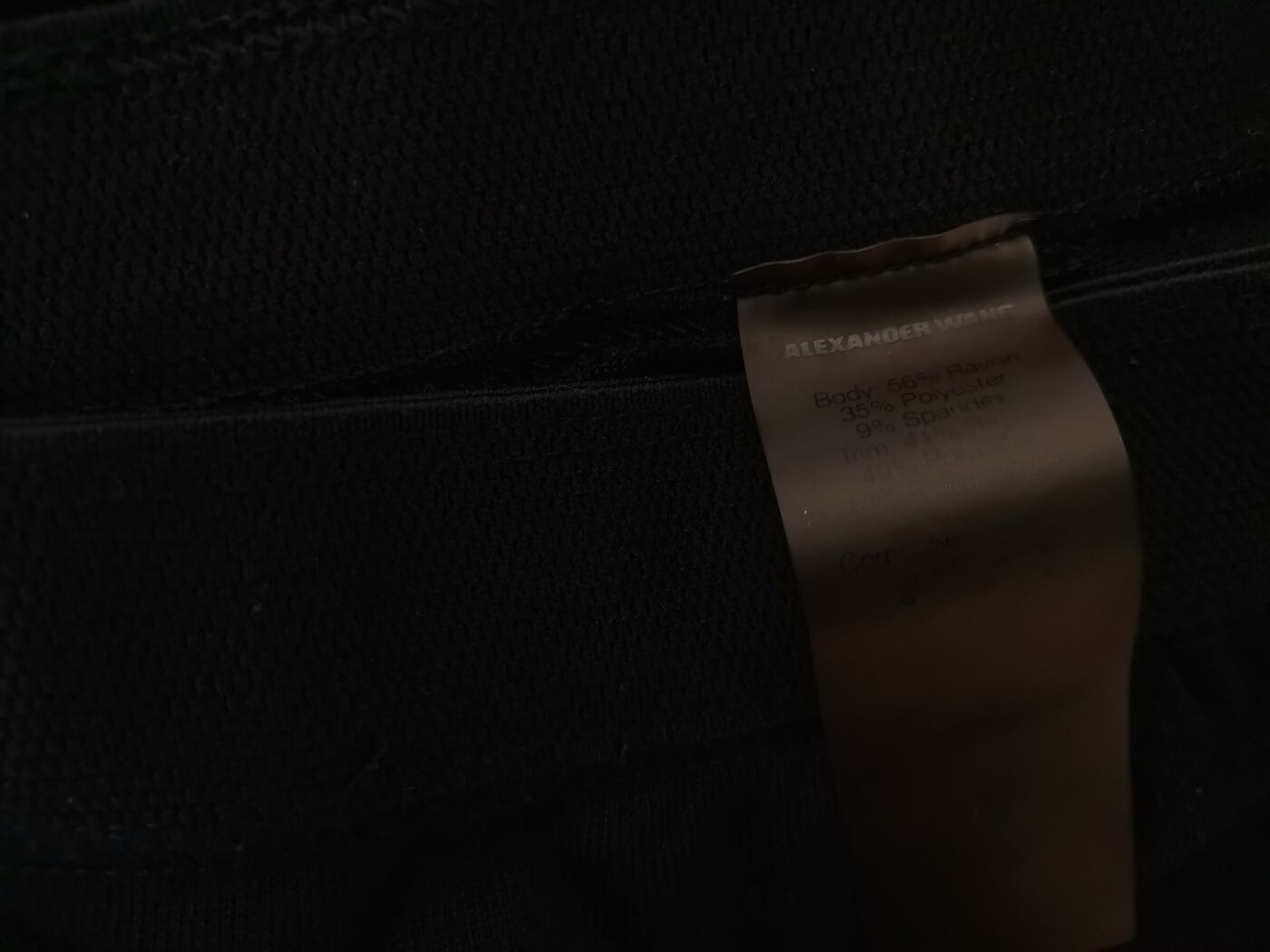 IMG_20220413_091752.jpg Alexander Wang Rozmiar S Kolor Czarny Spódnica Prosta i Ołówkowa Do Kolan Materiał Rayon