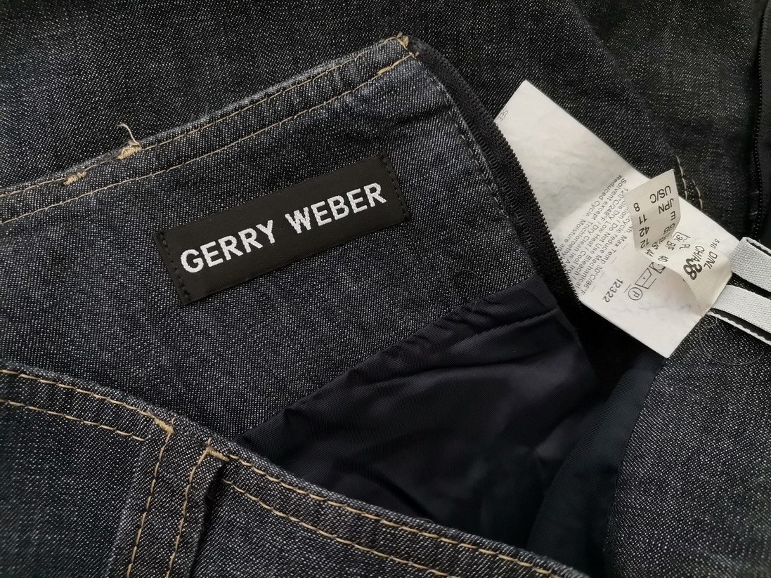 IMG_20220413_110842.jpg Gerry weber Rozmiar 38 Kolor Granatowy Spódnica Prosta i Ołówkowa Midi Materiał Bawełna
