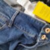 Lindex Rozmiar 26 (52) Kolor Niebieski Spodnie Jeansy Krótki rękaw Materiał Bawełna