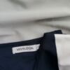 Misslook Rozmiar L Kolor Granatowy W serek Sukienka Maxi Krótki rękaw Długa