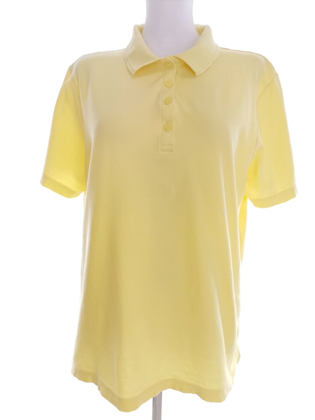 Dunnes stores Rozmiar 16 (44) Kolor Żółty Kołnierz Koszulka Polo Krótki rękaw Materiał Bawełna 100%