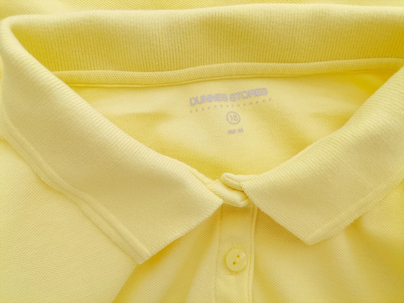 IMG_20220413_141744.jpg Dunnes stores Rozmiar 16 (44) Kolor Żółty Kołnierz Koszulka Polo Krótki rękaw Materiał Bawełna 100%