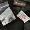 Principles Rozmiar 12 (40) Kolor Szary W serek Sweter Długi rękaw Materiał Bawełna Cienka dzianina