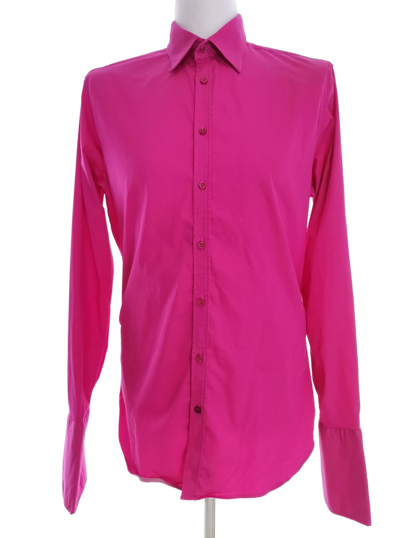 Ted Baker Rozmiar 16 (40) Kolor Różowy Kołnierz Męska Koszula Elegancka Długi rękaw Materiał Bawełna