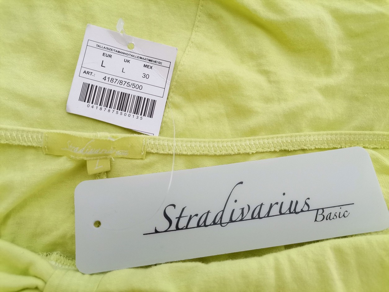 IMG_20220422_132115.jpg Stradivarius Rozmiar L Kolor Zielony Dekolt Serce Bluzka Bezrękawnik Materiał Bawełna 100%