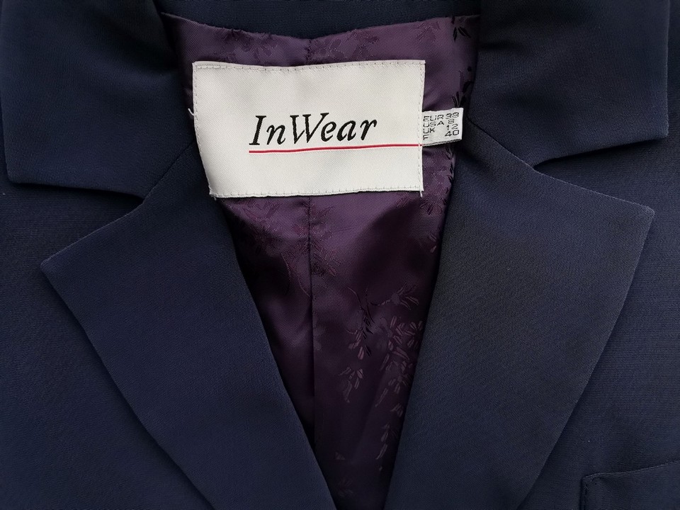 IMG_20220425_122008.jpg InWear Rozmiar 38 Kolor Fioletowy Płaszcz Długi rękaw